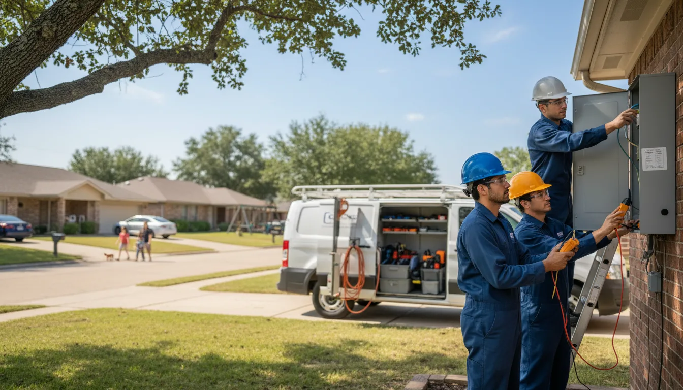 Certified electrician providing emergency electrical services in Belmont, LA